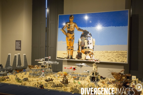 Cine en briques  expo lego a versailles