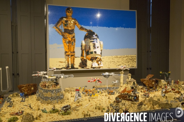 Cine en briques  expo lego a versailles