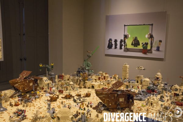 Cine en briques  expo lego a versailles