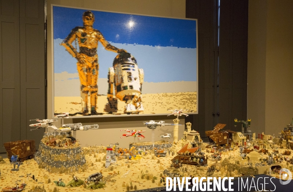 Cine en briques  expo lego a versailles