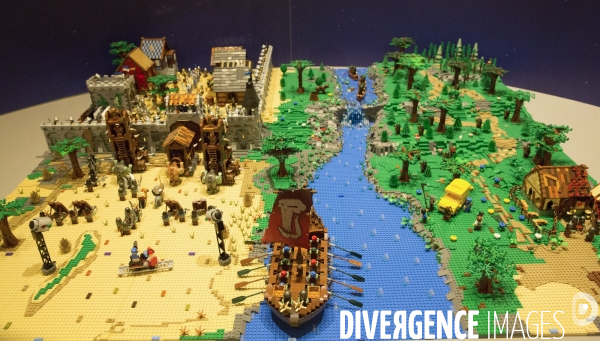 Cine en briques  expo lego a versailles
