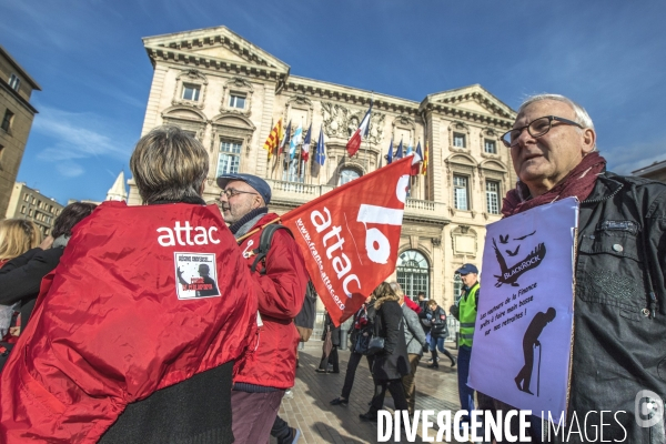 Manifestation intersyndicale contre la réforme des retraites