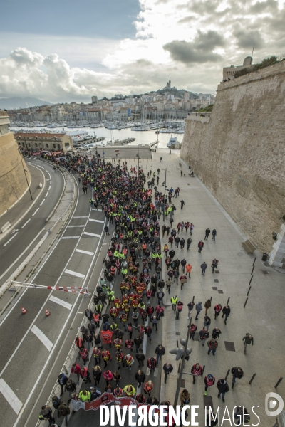 Manifestation intersyndicale contre la réforme des retraites