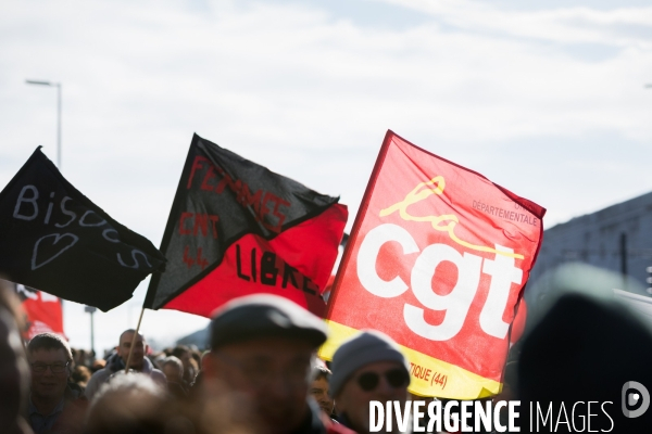 Manifestation contre la réforme des retraites à Nantes