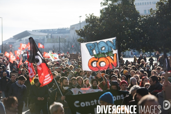 Manifestation contre la réforme des retraites à Nantes