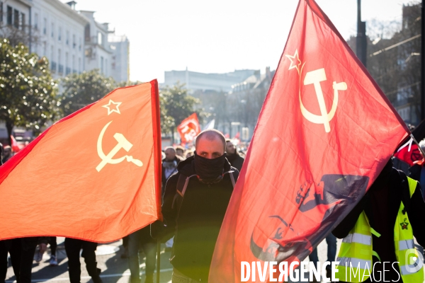 Manifestation contre la réforme des retraites à Nantes