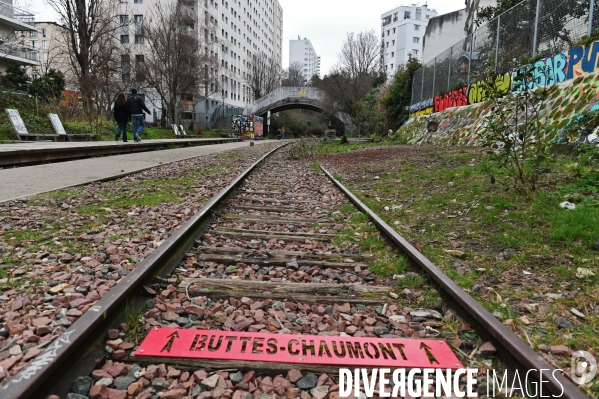 La Petite Ceinture dans le 20ème arrondissement