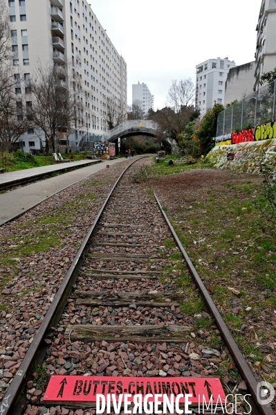 La Petite Ceinture dans le 20ème arrondissement