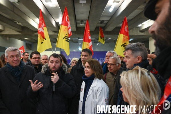 Grèves contre la réforme des retraites gare de Lyon