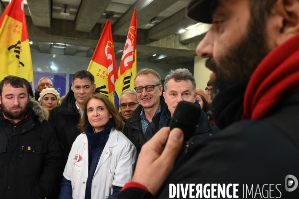 Grèves contre la réforme des retraites gare de Lyon