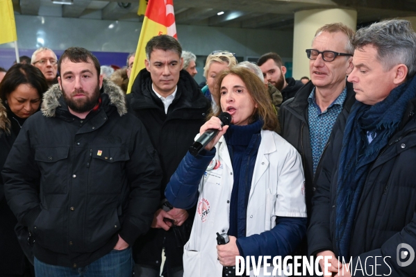 Grèves contre la réforme des retraites gare de Lyon