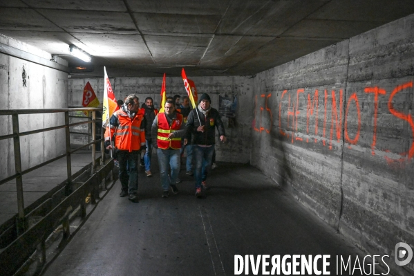 Grèves contre la réforme des retraites gare de Lyon