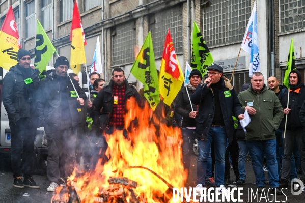 Grèves contre la réforme des retraites gare de Lyon