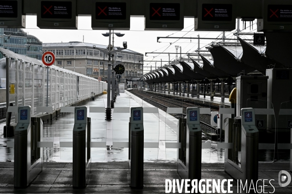 Grèves contre la réforme des retraites gare de Lyon