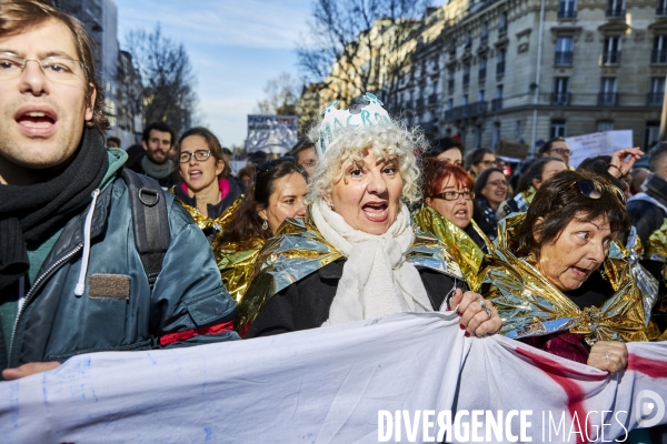 Manifestation contre la reforme des retraites