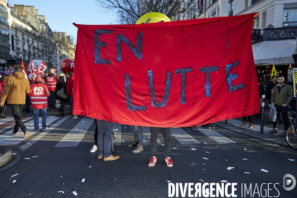 Manifestation contre la reforme des retraites