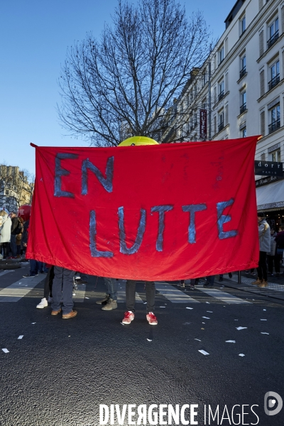 Manifestation contre la reforme des retraites