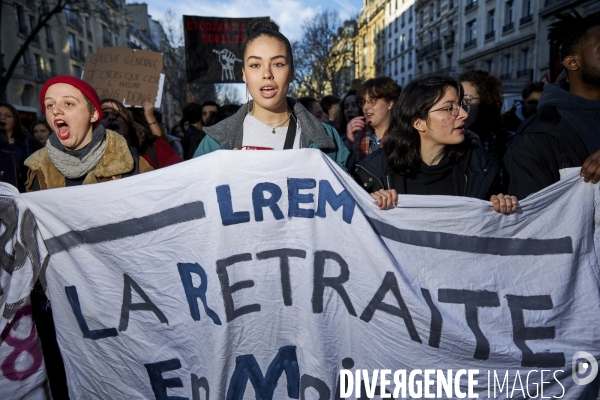 Manifestation contre la reforme des retraites
