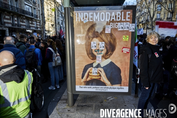 Manifestation contre la reforme des retraites