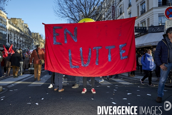 Manifestation contre la reforme des retraites