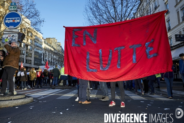 Manifestation contre la reforme des retraites