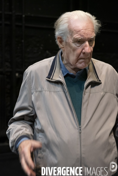 Marie-José Maliis et Alain Badiou, au Théâtre de la Commune, à Aubervilliers