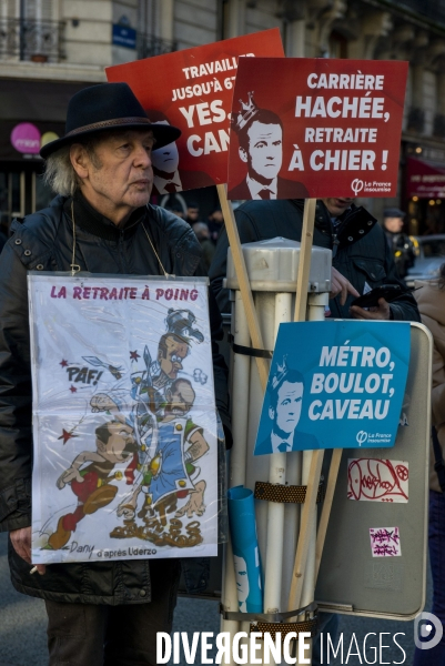 Manifestation contre la réforme des retraites