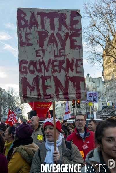 Manifestation contre la réforme des retraites