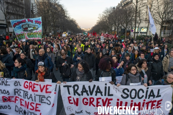 Manifestation contre la réforme des retraites