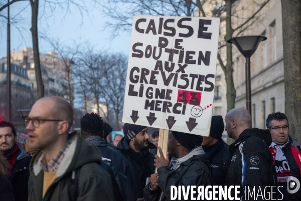 Manifestation contre la réforme des retraites