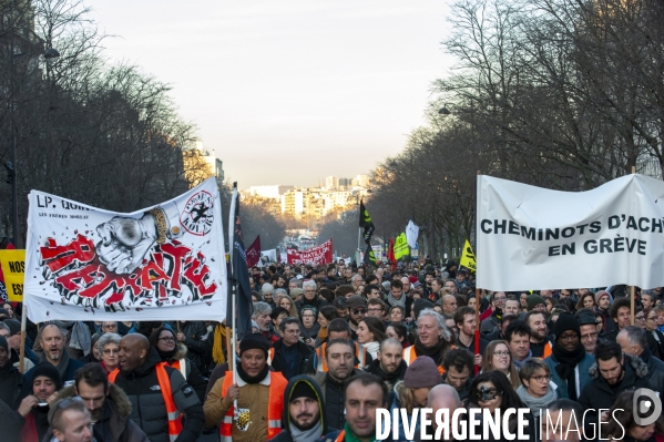 Manifestation contre la réforme des retraites