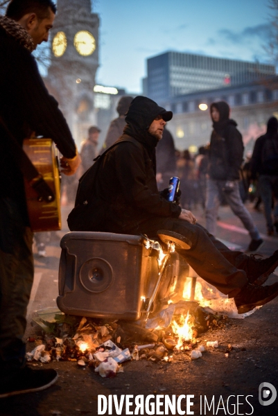 Affrontements GILETS JAUNES  et POLICE le 18 janvier 2020, à Paris. Yellow vests 18 janvier 2020 in Paris.