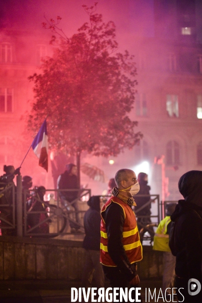 Affrontements GILETS JAUNES  et POLICE le 18 janvier 2020, à Paris. Yellow vests 18 janvier 2020 in Paris.