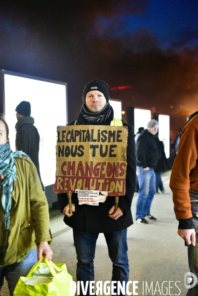 Manifestation GILETS JAUNES du 18 janvier 2020, à Paris. Yellow vests 18 janvier 2020 in Paris.