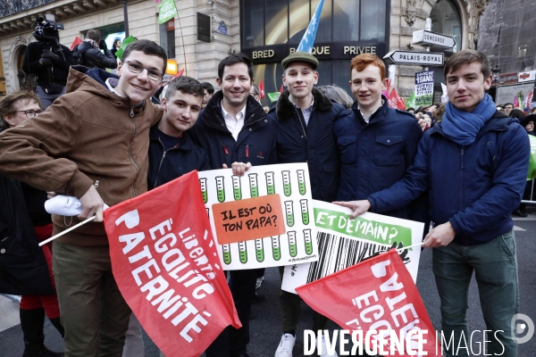 Manifestation anti-PMA  à Paris
