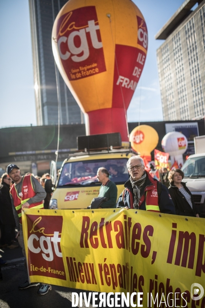 Manifestation contre la réforme des retraites 16012020