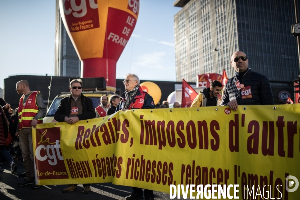 Manifestation contre la réforme des retraites 16012020