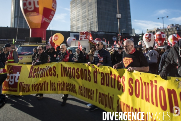 Manifestation contre la réforme des retraites 16012020