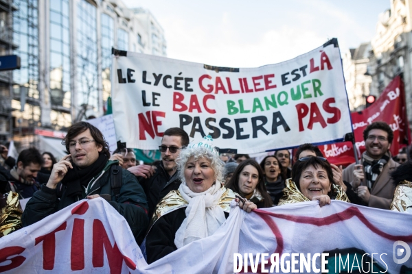 Manifestation contre la réforme des retraites 16012020