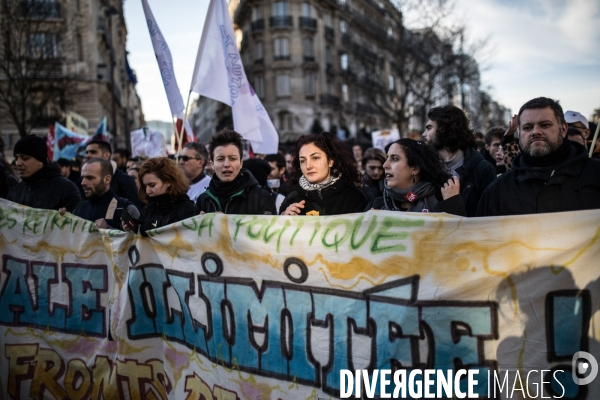 Manifestation contre la réforme des retraites 16012020