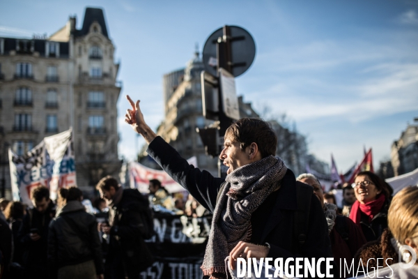 Manifestation contre la réforme des retraites 16012020