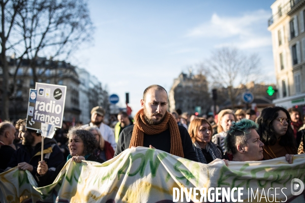 Manifestation contre la réforme des retraites 16012020