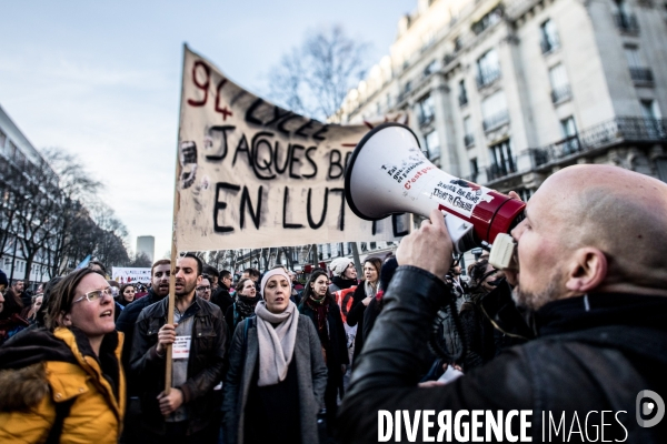 Manifestation contre la réforme des retraites 16012020