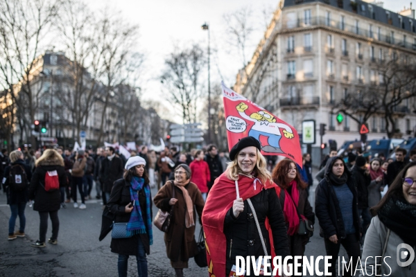 Manifestation contre la réforme des retraites 16012020