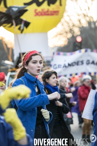 Manifestation contre la réforme des retraites 16012020