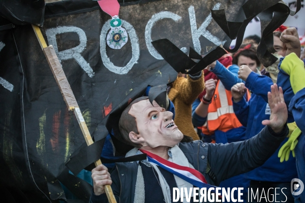 Manifestation contre la réforme des retraites 16012020