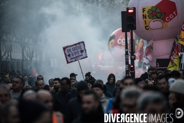 Manifestation contre la réforme des retraites 16012020