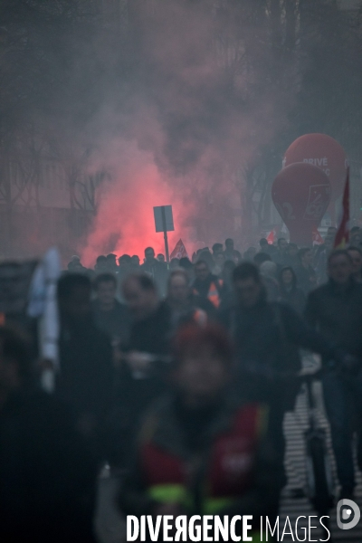 Manifestation contre la réforme des retraites 16012020