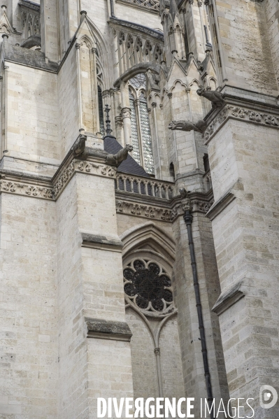 Chantier de restauration de la cathédrale d Amiens.