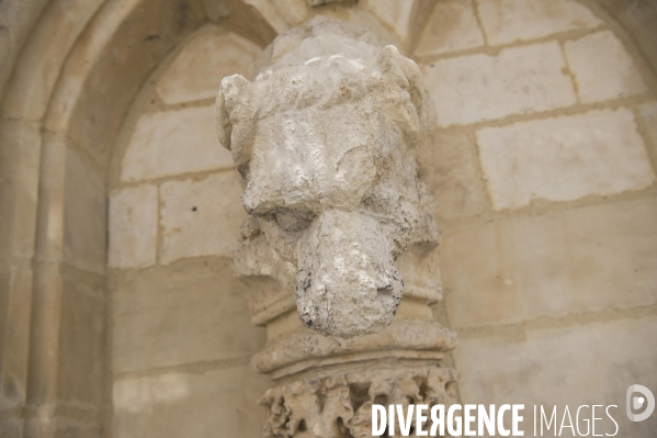 Chantier de restauration de la cathédrale d Amiens.